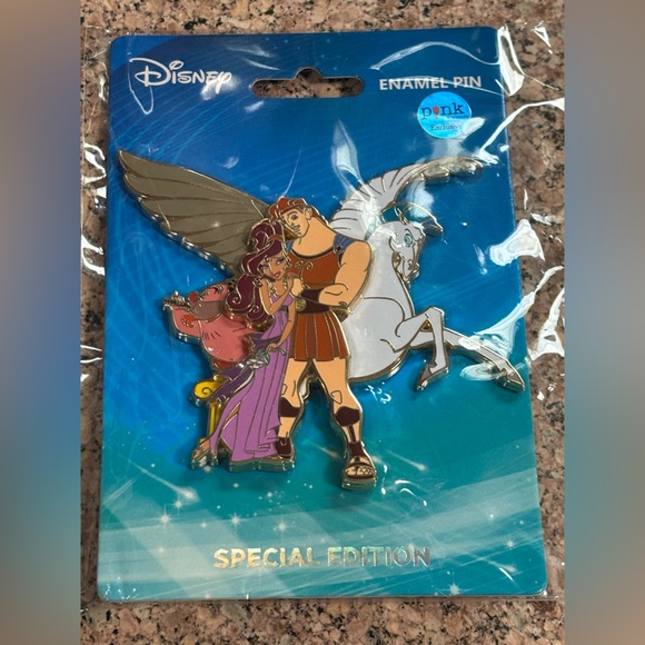 Disney Hercules, Meg, Pegasus, Phil - Cluster SE 300 Jumbo - Hercules Pin - Picture 5 of 6